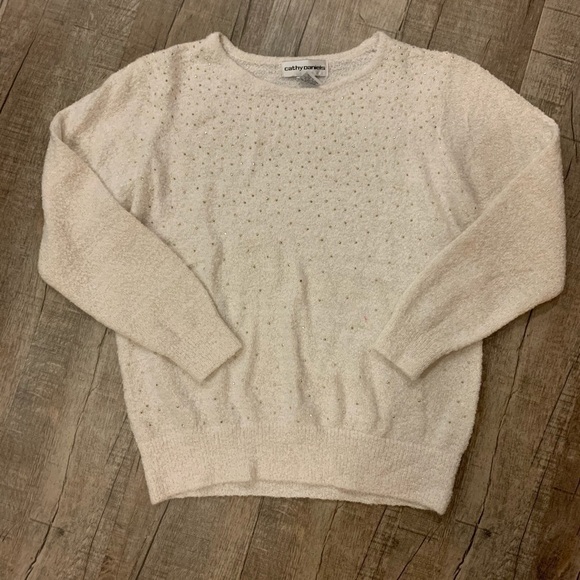 Cathy Daniels Women's Embellished Sweater w/ Scarf - Picture 5 of 8